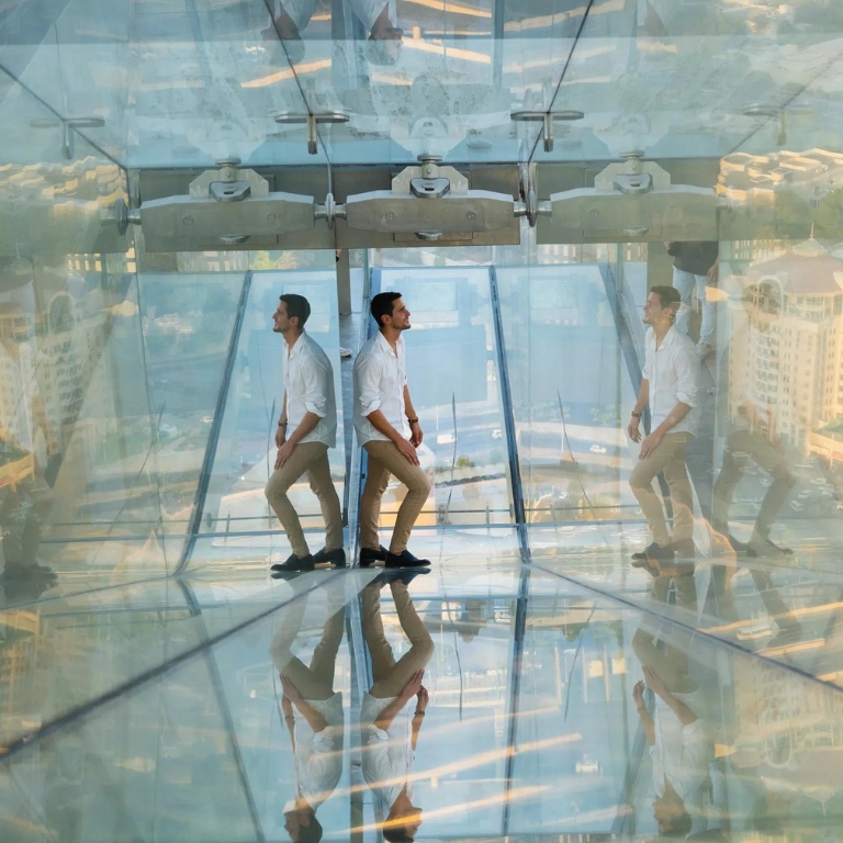 Sky Views Observatory with Glass Slide – Sky View Sky Views Observatory with Glass Slide Sky View