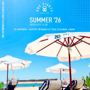 180 Beach Club in Khobar – Nightlife 180 Beach Club in Khobar Nightlife