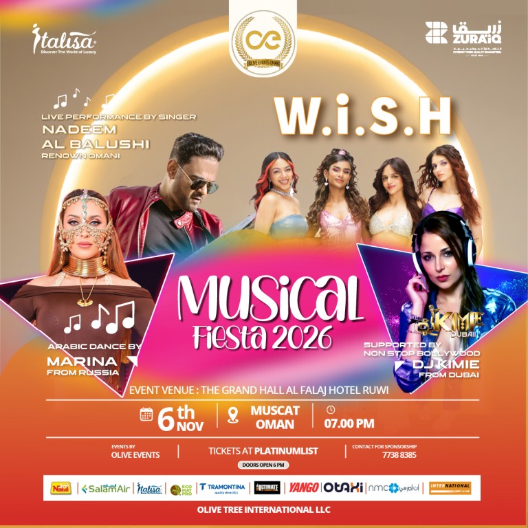 Musical Fiesta 2026 in Muscat – Concerts Musical Fiesta 2026 in Muscat Concerts