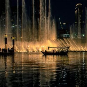 The Dubai Fountain Lake Ride – Burj Khalifa The Dubai Fountain Lake Ride Burj Khalifa