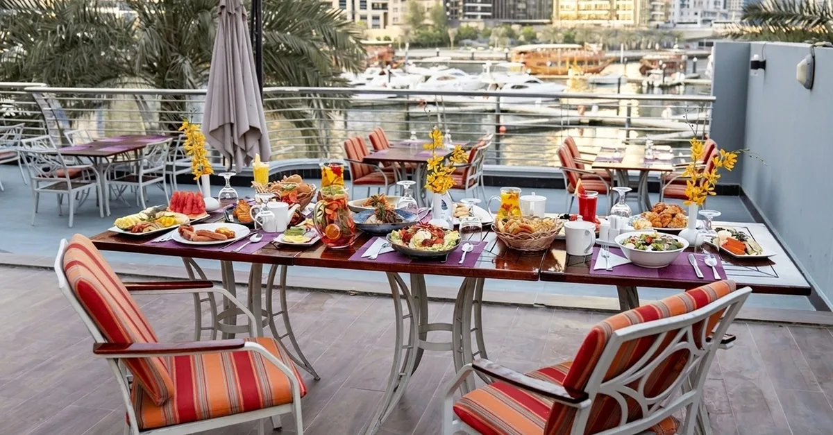 4-course International Set Menu With Soft Beverage in Dubai | Dubai Travel Tours 4-course International Set Menu With Soft Beverage at Aura Restaurant at 4* Signature Hotel Apartments & Spa