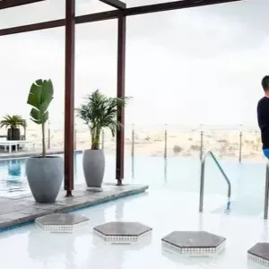5* Health Club Access: Child (aed 50) Or Adult (aed 139) at The Pool Bar at 5* voco Dubai