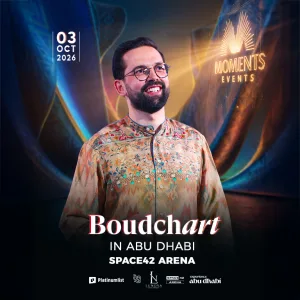 Boudchart at Space42 Arena in Abu Dhabi – Concerts Boudchart at Space42 Arena in Abu Dhabi Concerts