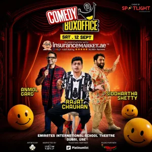 Comedy Box Office By Rajat Chauhan and Siddhartha Shetty and Anmol Garg – Comedy Events Comedy Box Office By Rajat Chauhan and Siddhartha Shetty and Anmol Garg Comedy Events