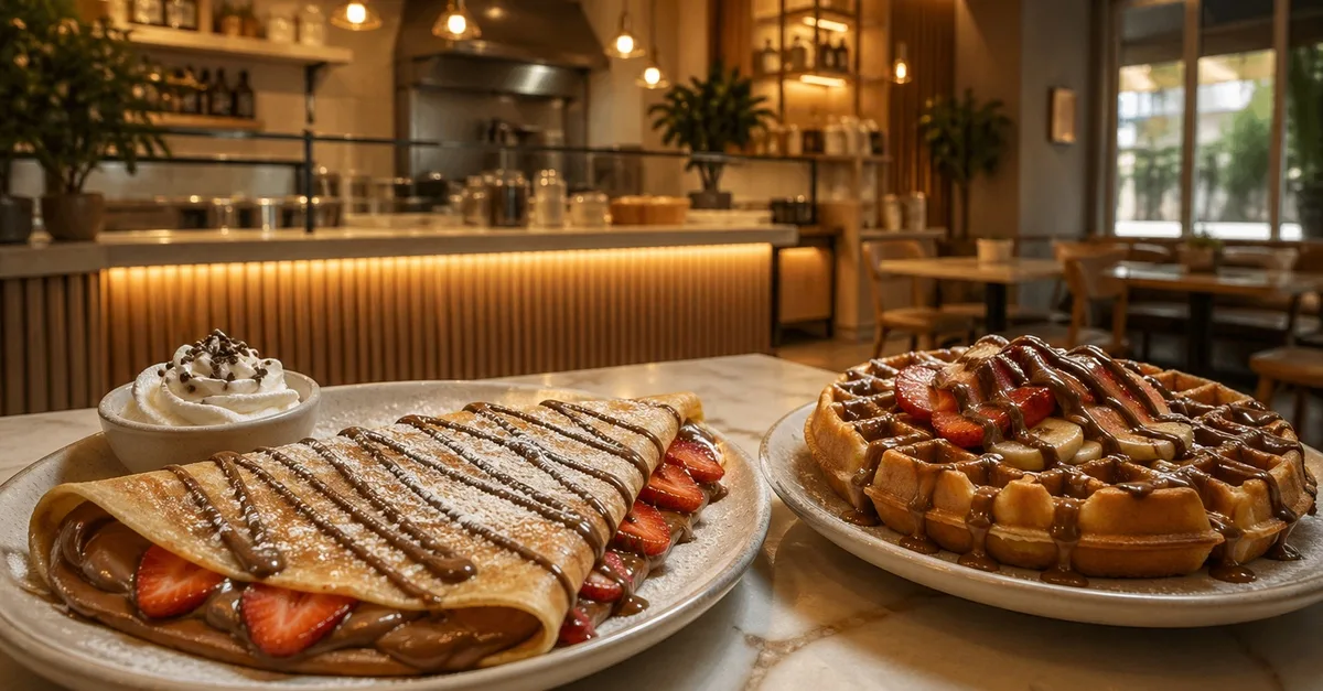 Crêpes Waffles Pancakes And Dessert Bowl Treats in Dubai | Dubai Travel Tours Crêpes Waffles Pancakes And Dessert Bowl Treats at Tonino Crepes Dubai
