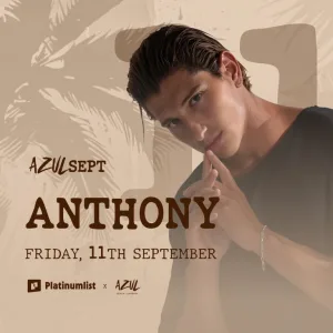 DJ Anthony live at Azul Beach