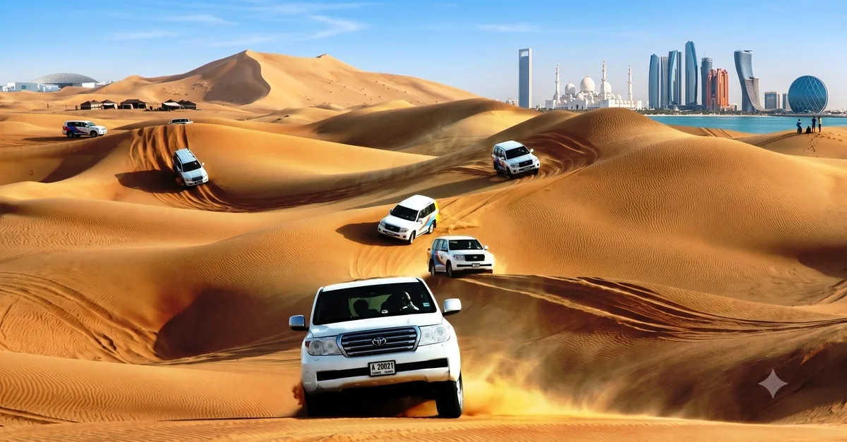 Desert Safari Adventures & Arabian Hospitality In Abu Dhabi in Dubai | Dubai Travel Tours Desert Safari Adventures & Arabian Hospitality In Abu Dhabi at ADVENTURE POINT TOURISM