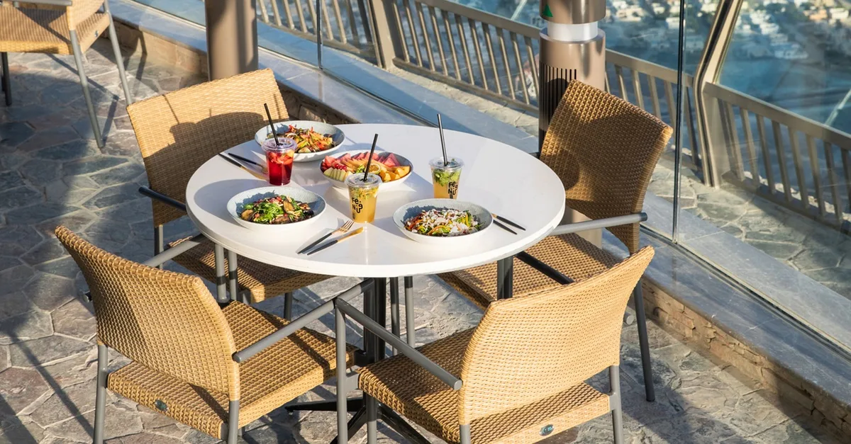 Choice Of Salad, Main, Beverage, & Desert At Fen Café And Restaurant in Sharjah & N. Emirates | Dubai… Choice Of Salad