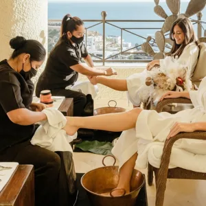 Enjoy A Haircut And Wash Or Pedicure And Manicure At Home in Dubai | Dubai Travel Tours Enjoy A Haircut And Wash Or Pedicure And Manicure At Home at Sparkles N Charms Women Saloon