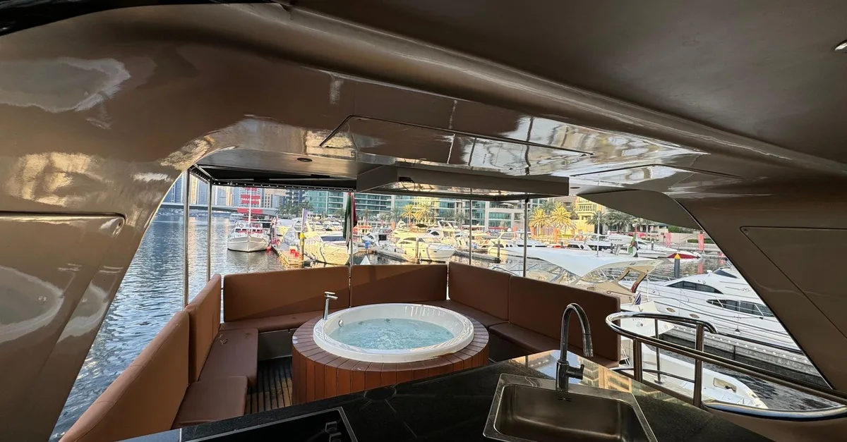 Enjoy Luxury Yacht Up To 50 People For 1-3 Hours in Dubai | Dubai Travel Tours United Arab Emirates