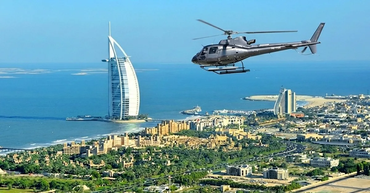 Experience Dubais Skyline With Up To 30-minute Heli Ride in National Deal | Dubai Travel Tours Experience Dubais Skyline With Up To 30-minute Heli Ride at The Tours Factory