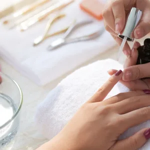 Get Classic Or Gelish Manicure & Pedicure W/W/O Hair Wash & Blow-dry in Sharjah & N. Emirates | Dubai… Get Classic Or Gelish Manicure & Pedicure W/W/O Hair Wash & Blow-dry at QASR AL ASRAR BEAUTY SALOON