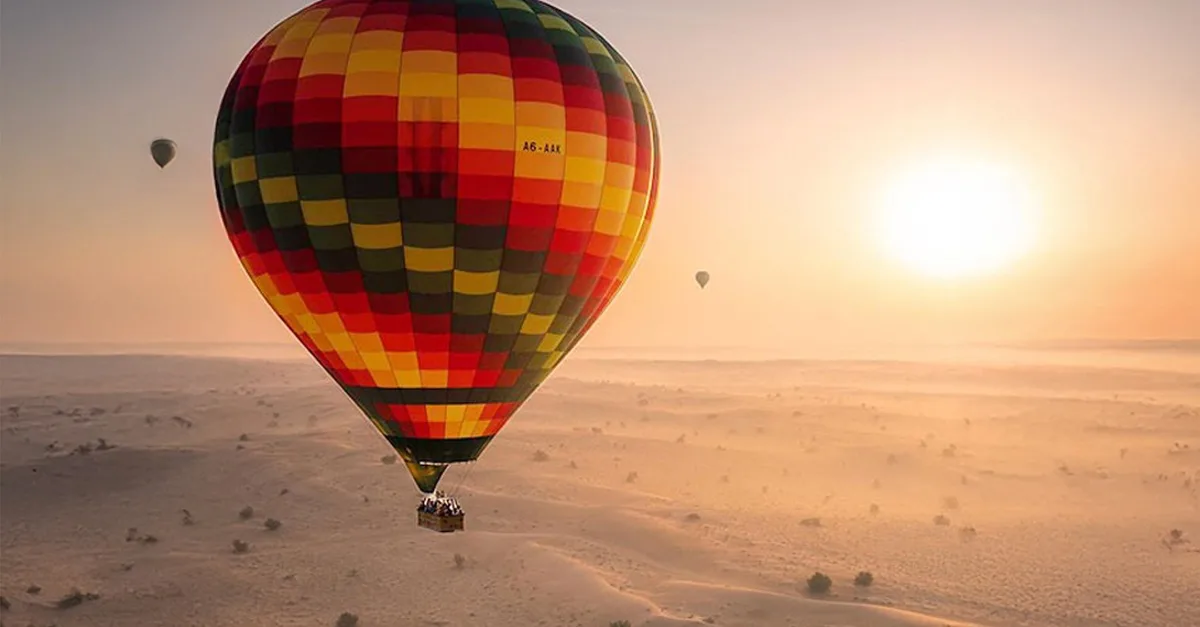 Hot Air Balloon Flight Experience For A Child Or Upto Four Adults in Dubai | Dubai Travel Tours Hot Air Balloon Flight Experience For A Child Or Upto Four Adults at Royal Falcon Balloons
