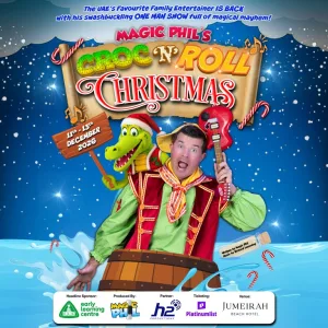 Magic Phil’s Croc ‘N’ Roll Christmas in Dubai – Shows and Theatrical Plays Magic Phil's Croc 'N' Roll Christmas in Dubai Shows and Theatrical Plays