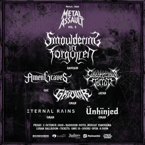 Metal Assault Vol. 4 in Muscat – Concerts Metal Assault Vol. 4 in Muscat Concerts