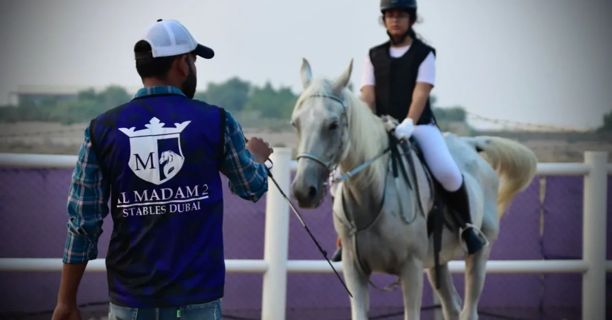 Ride Through Desert Beauty With Horseback Hacks & Arena Lessons in Dubai | Dubai Travel Tours Ride Through Desert Beauty With Horseback Hacks & Arena Lessons at Al Madam 2 Stables