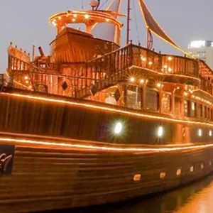 Rustar Premium Dhow Cruise Dinner For One, Two Or Four People in Dubai | Dubai Travel Tours Rustar Premium Dhow Cruise Dinner For One