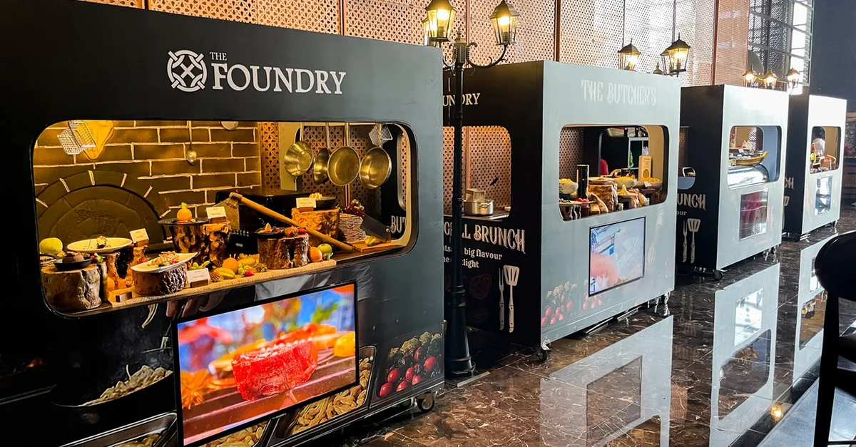 Saturday Brunch With Live-grilled Meats & Bottomless Beverages in Abu Dhabi | Dubai Travel Tours Saturday Brunch With Live-grilled Meats & Bottomless Beverages at The Foundry at 4* Southern Sun Abu Dhabi