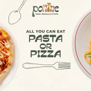 Savor Unlimited Pizza & Pasta… in Dubai | Dubai Travel Tours Savor Unlimited Pizza & Pasta… at Polline Italian Restaurant And Cafe