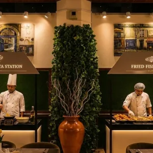 Seafood Night Buffet With Iced Tea; Optional Soft Or House Beverages in Dubai | Dubai Travel Tours Seafood Night Buffet With Iced Tea; Optional Soft Or House Beverages at Olive Tree at Aavri Hotel Dubai