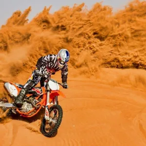 Self-drive Dirt Bike Adventure In Open Desert in Dubai | Dubai Travel Tours Self-drive Dirt Bike Adventure In Open Desert at Sands Journey Tourism