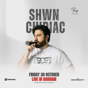 Shawn Chidiac live in Exhibition World Bahrain – Comedy Events Shawn Chidiac live in Exhibition World Bahrain Comedy Events