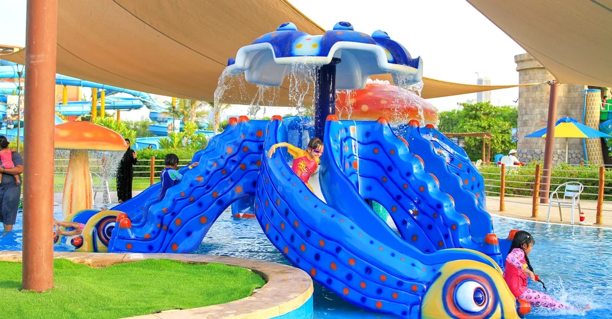 Splash Into Fun: Full Day Pass For The Pearls Kingdom Waterpark in Sharjah & N. Emirates | Dubai Travel Tours United Arab Emirates