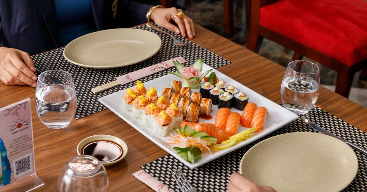 Sushi Set Menu With A Beverage At Keway Mai @ 4* City Seasons Al Hamra in Abu Dhabi | Dubai Travel Tours Sushi Set Menu With A Beverage At Keway Mai @ 4* City Seasons Al Hamra at Keway Mai @ 4* City Seasons Al Hamra