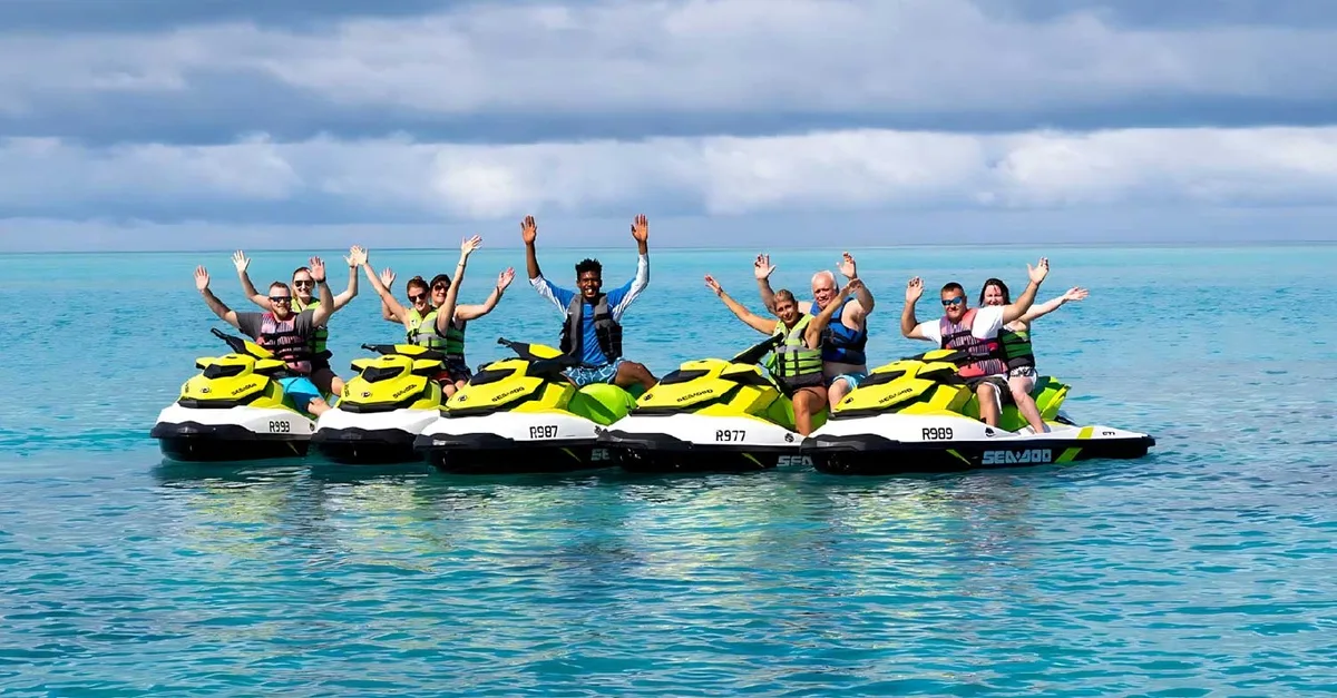 Thrilling 30, 45, 60, 75, 90, Or 120-minute Jet Ski Ride For Up To Two in Sharjah & N. Emirates | Dubai… Thrilling 30