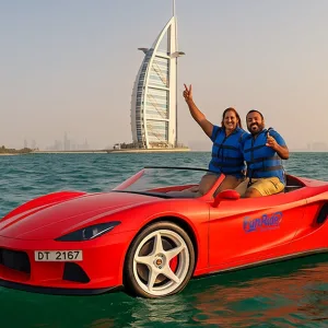 Thrilling Jet Car & Flyboard Adventures With Burj Al Arab Views at Fun Beach Water Sports Dubai