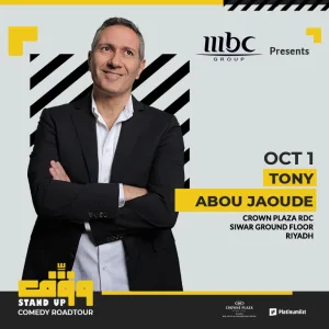 Tony Abou Jaoude Live in Riyadh Comedy Events