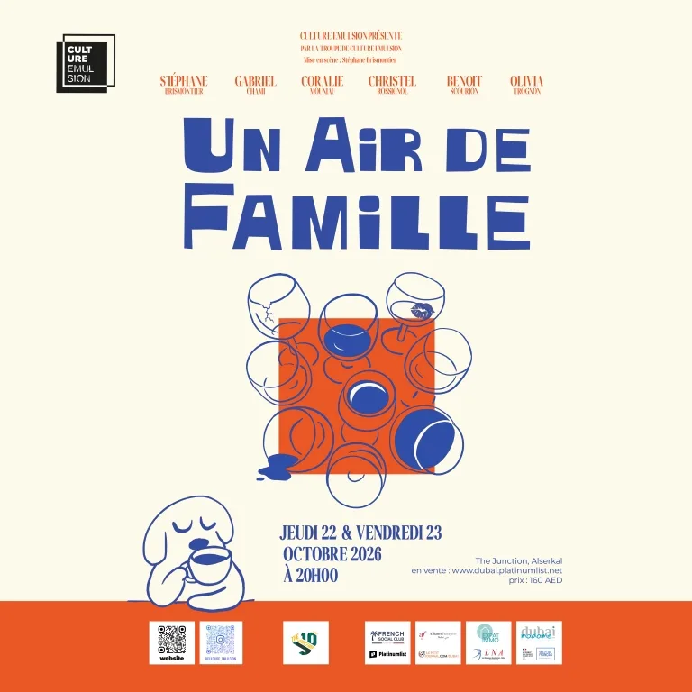 Un Air De Famille at The Junction in Dubai – Shows and Theatrical Plays Un Air De Famille at The Junction in Dubai Shows and Theatrical Plays
