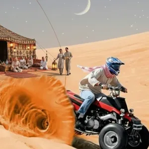 Vip Desert Safari & 30-min Quad Bike (home/Hotel Pickup) For 1, 2 Or 6 in Sharjah & N. Emirates | Dubai… Vip Desert Safari & 30-min Quad Bike (home/Hotel Pickup) For 1