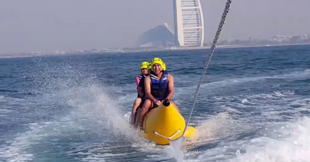 Wakeboarding Or Banana Boat Ride With Bissalama Yachts in Dubai | Dubai Travel Tours Wakeboarding Or Banana Boat Ride With Bissalama Yachts in Dubai | Dubai Travel Tours - Image 4