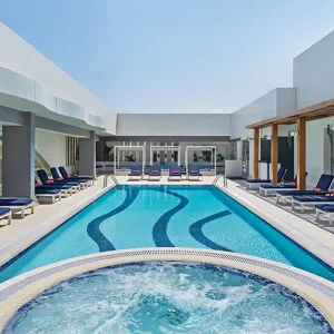 Weekday Or Weekend Pool Access With Food & Drinks For Up To 2 Adults at Aquarius Pool Bar at 4* Al Maha Arjaan