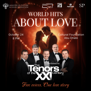 World Hits About Love performed by The Tenors of the XXI Century at Cultural Foundation Abu Dhabi – Concerts World Hits About Love performed by The Tenors of the XXI Century at Cultural Foundation Abu Dhabi Concerts